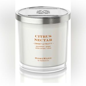 Homeworx Citrus Nectar 3 Wick Candle|14.5 oz